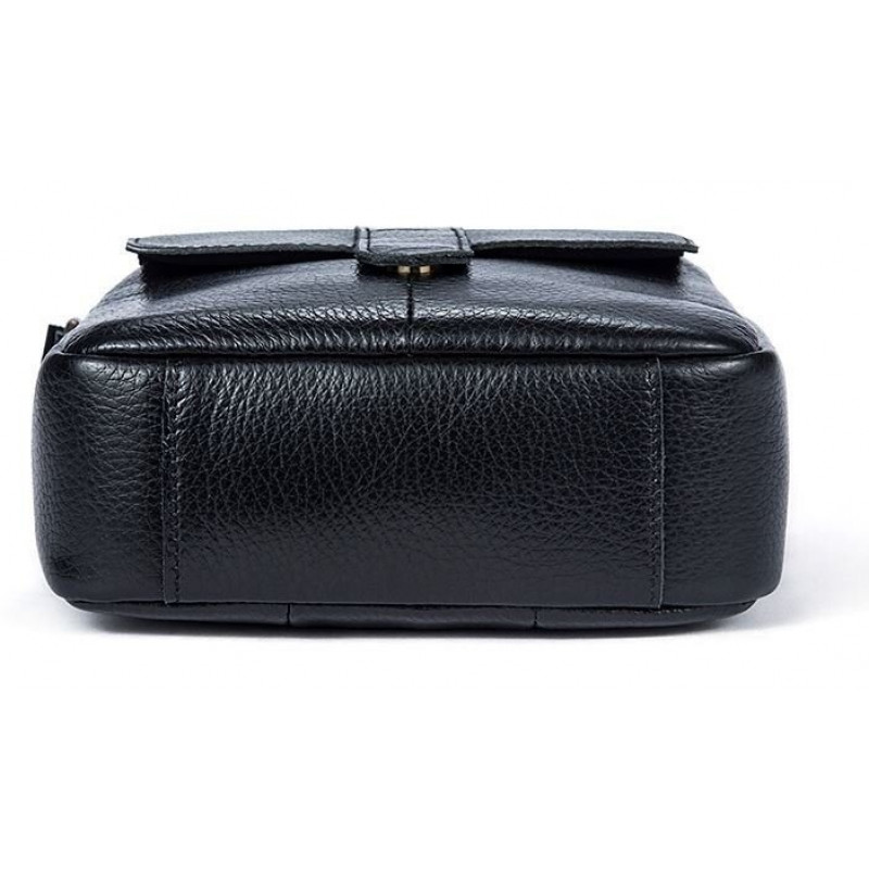 Сумка чоловіча флотар Vintage Чорна