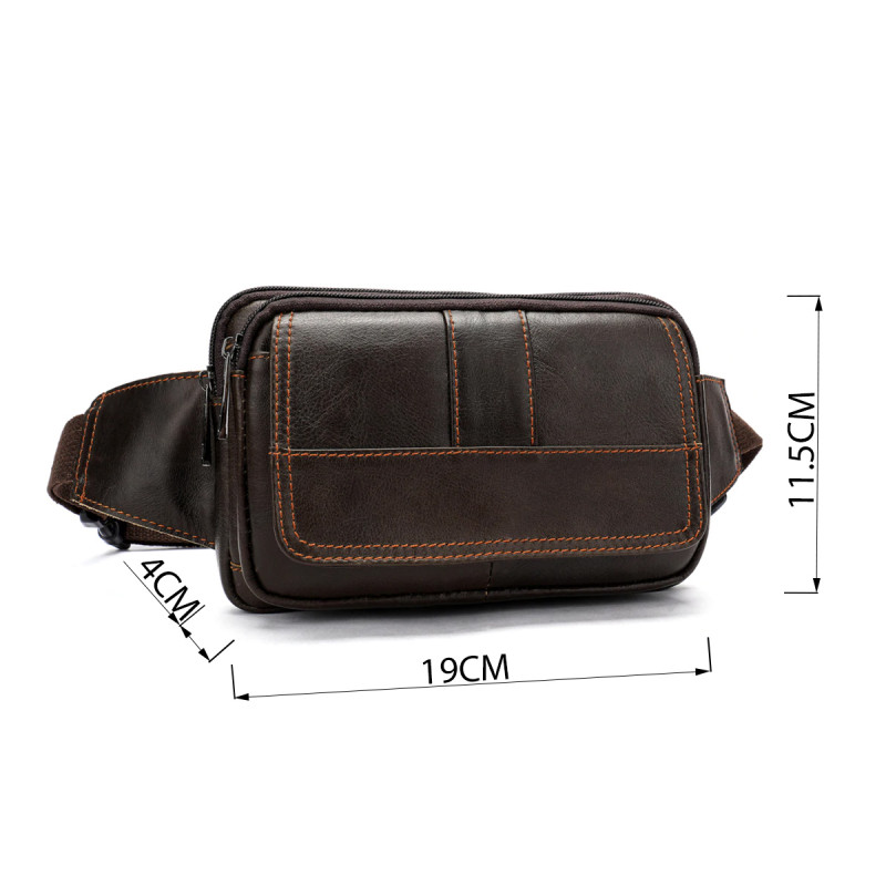 Сумка на пояс Vintage Коричнева