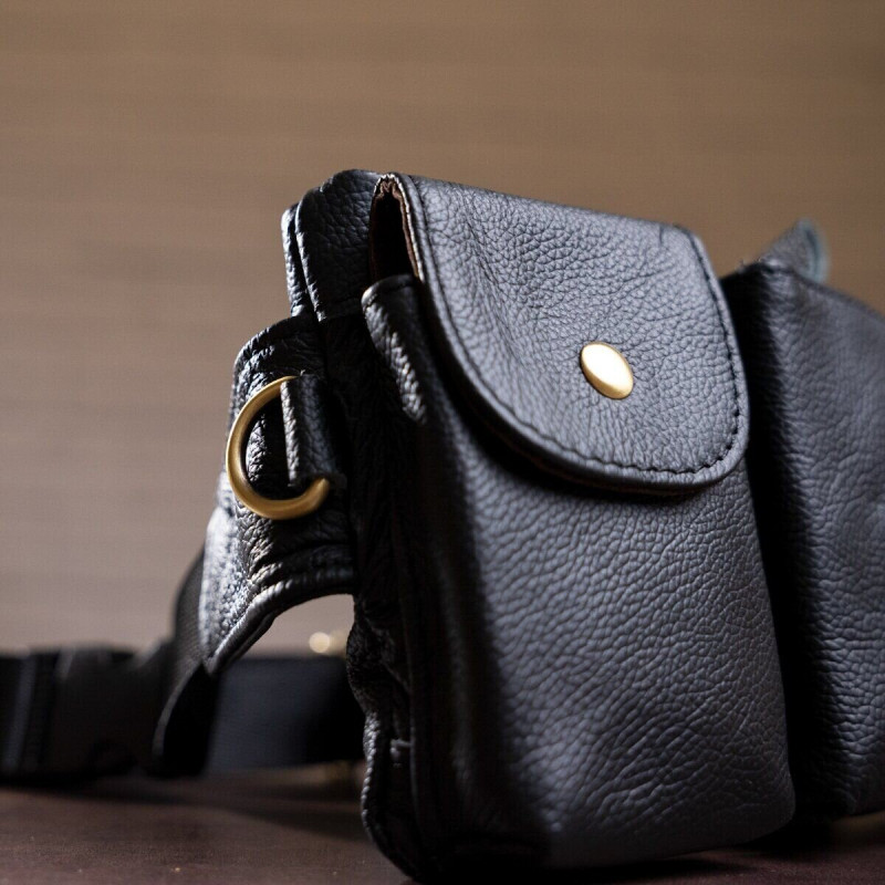 Сумка на пояс Vintage Чорна