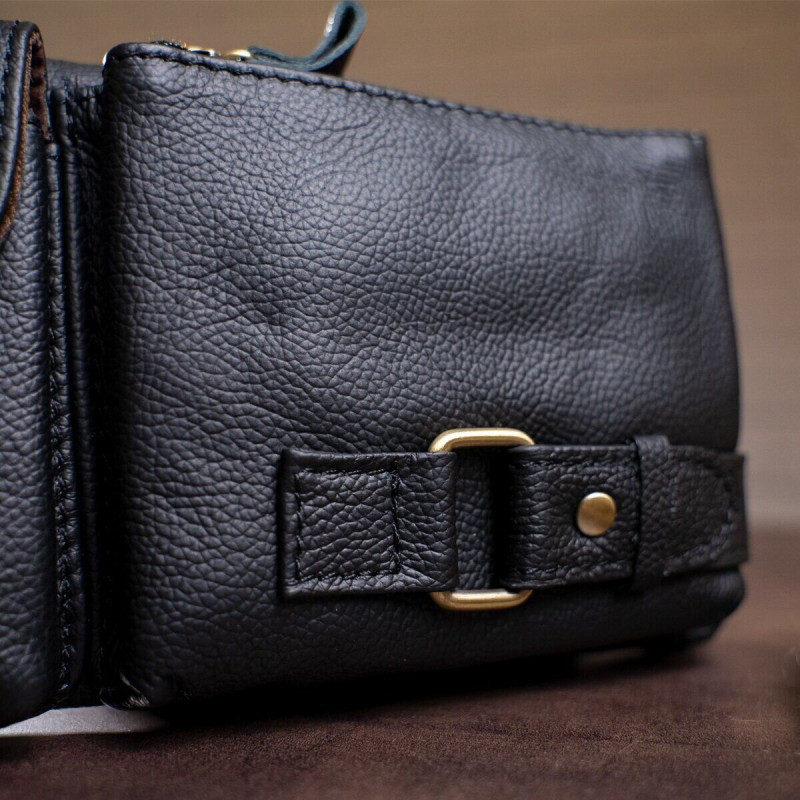 Сумка на пояс Vintage Чорна