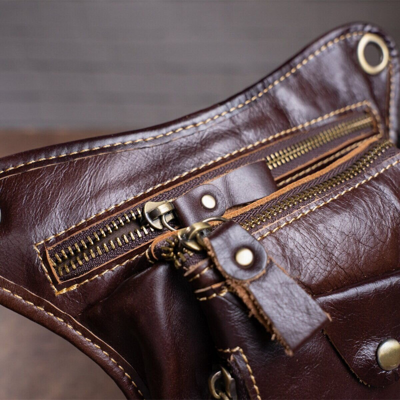 Сумка на пояс Vintage Коричнева