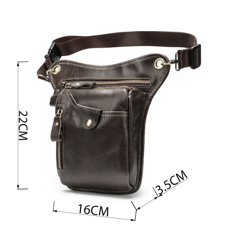 Сумка на пояс Vintage Коричнева