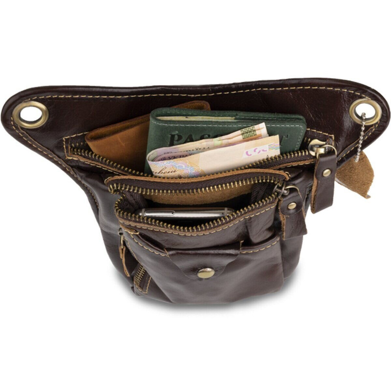 Сумка на пояс Vintage Коричнева