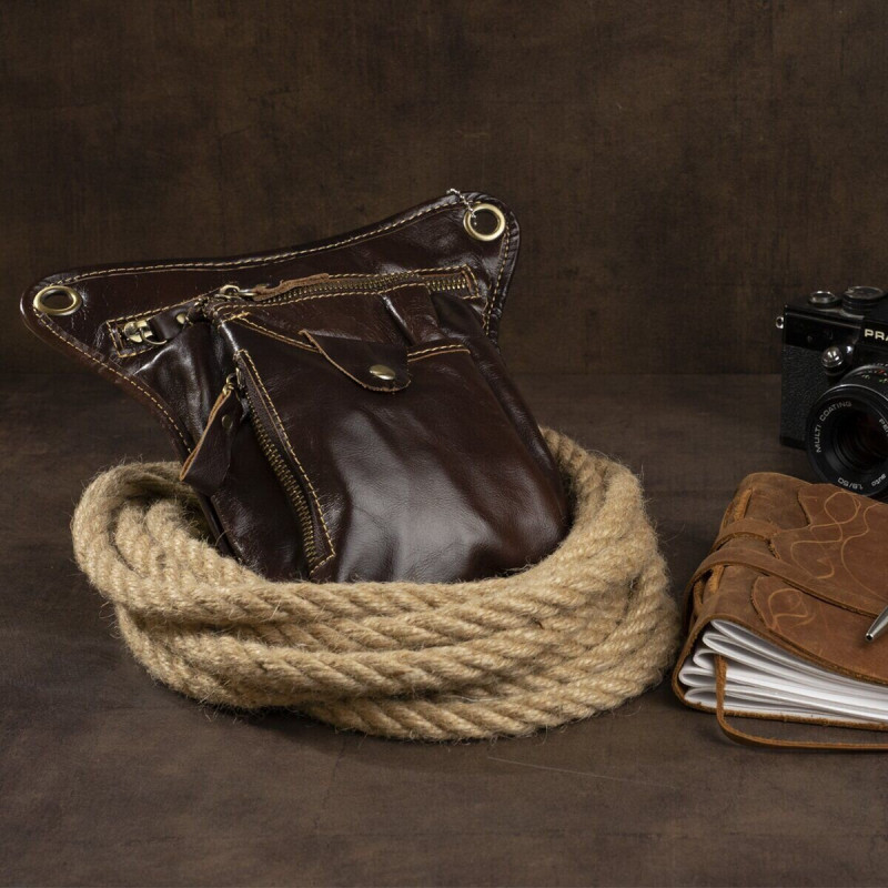 Сумка на пояс Vintage Коричнева