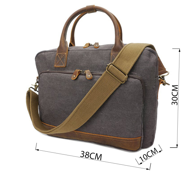 Сумка текстильная Vintage Серая