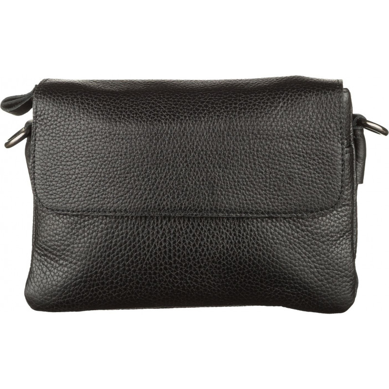 Мужская сумка SHVIGEL кожаная, Черная