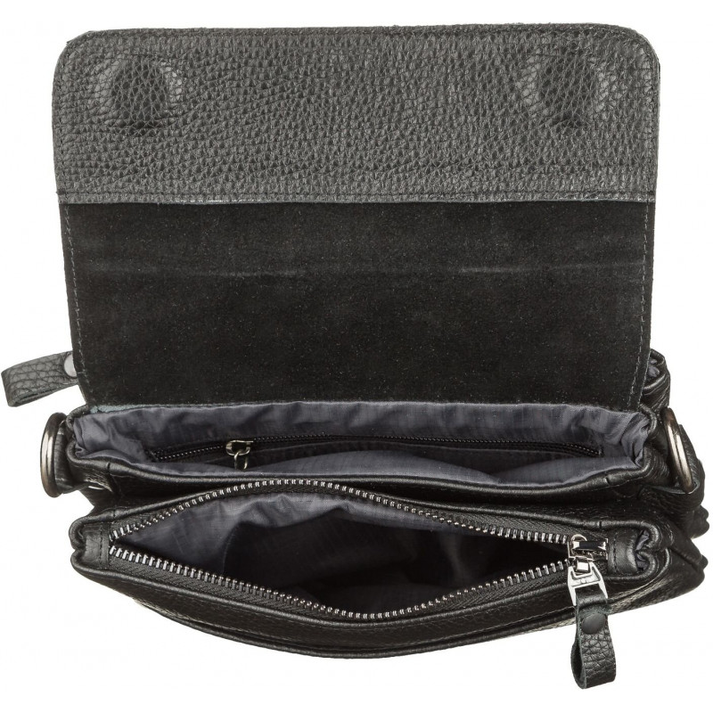 Мужская сумка SHVIGEL кожаная, Черная