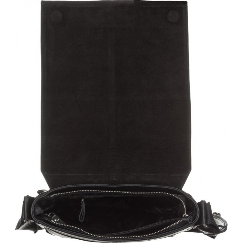 Сумка SHVIGEL из натуральной кожи Черная