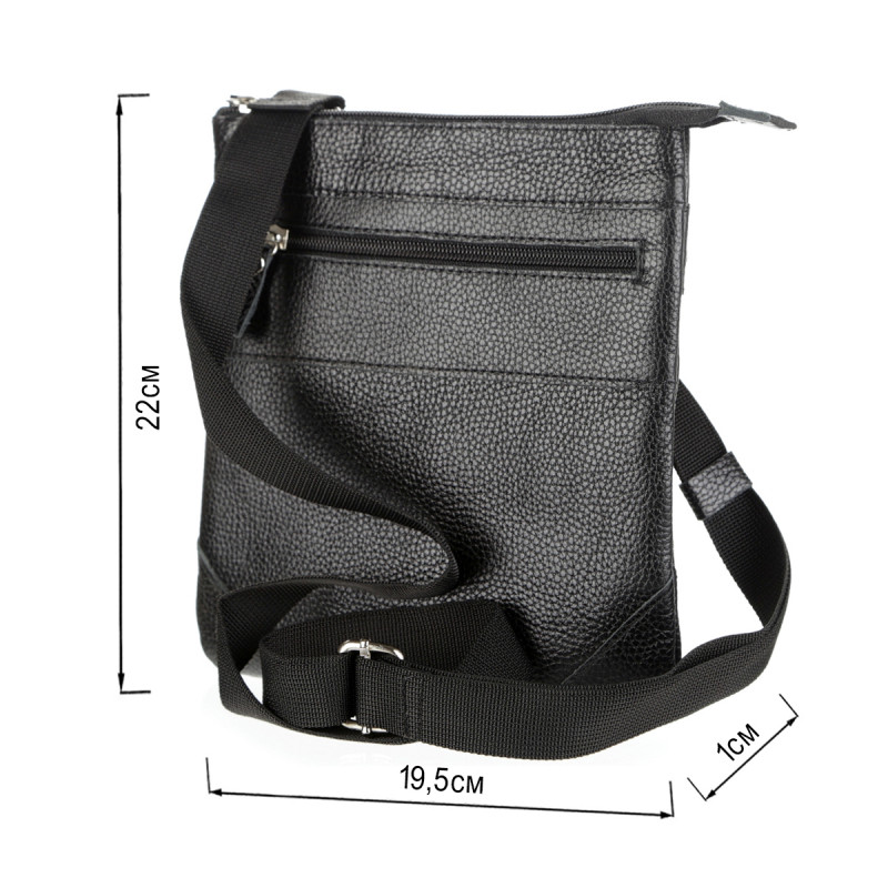 Сумка SHVIGEL кожаная Черная