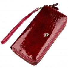Женский клатч с двумя отделениями ST Leather Бордовый