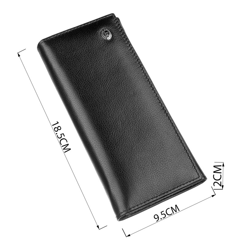 Женский кошелек ST Leather Черный