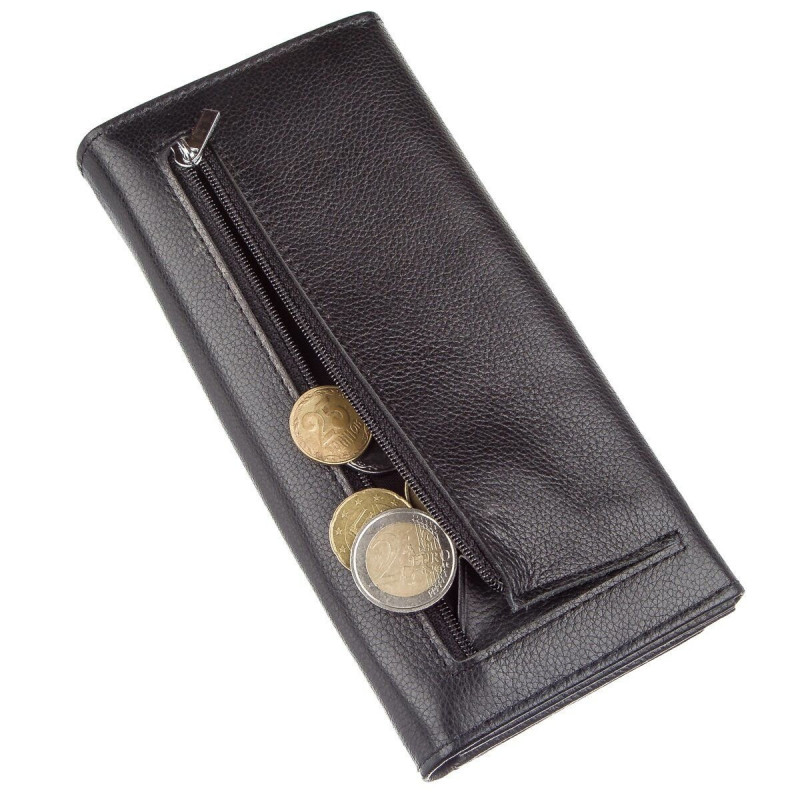 Женский кошелек ST Leather Черный