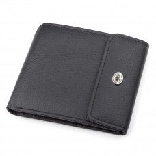 Кошелек ST Leather (ST) кожаный Черный