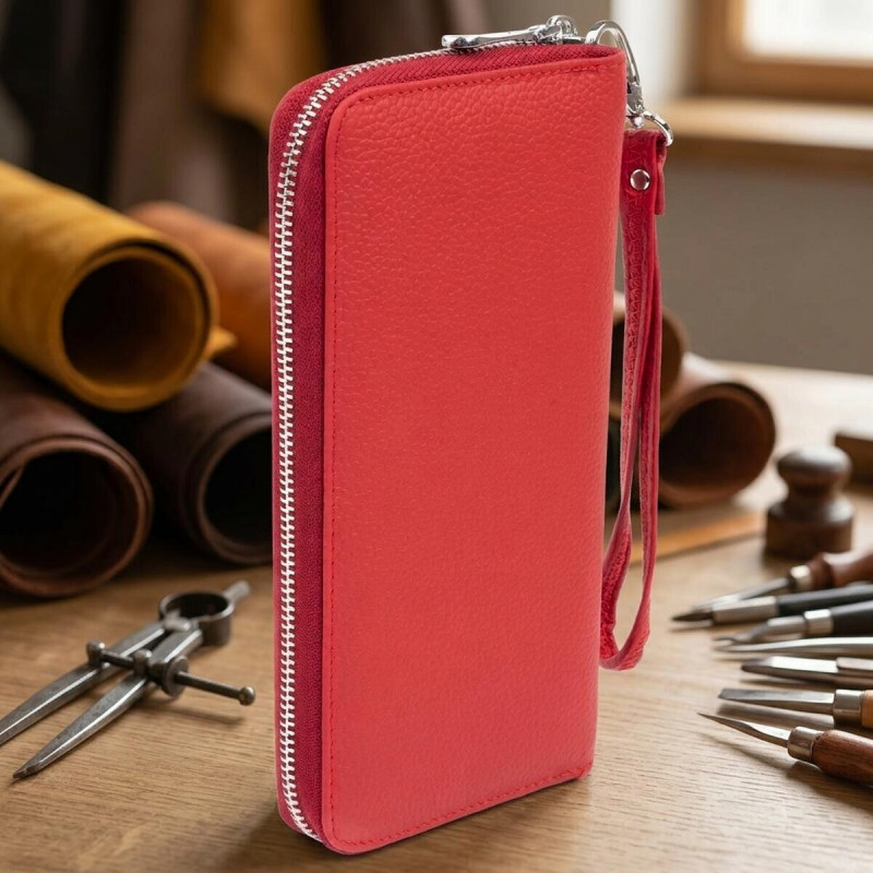 Гаманець жіночий ST Leather (ST-) дуже надійний Червоний