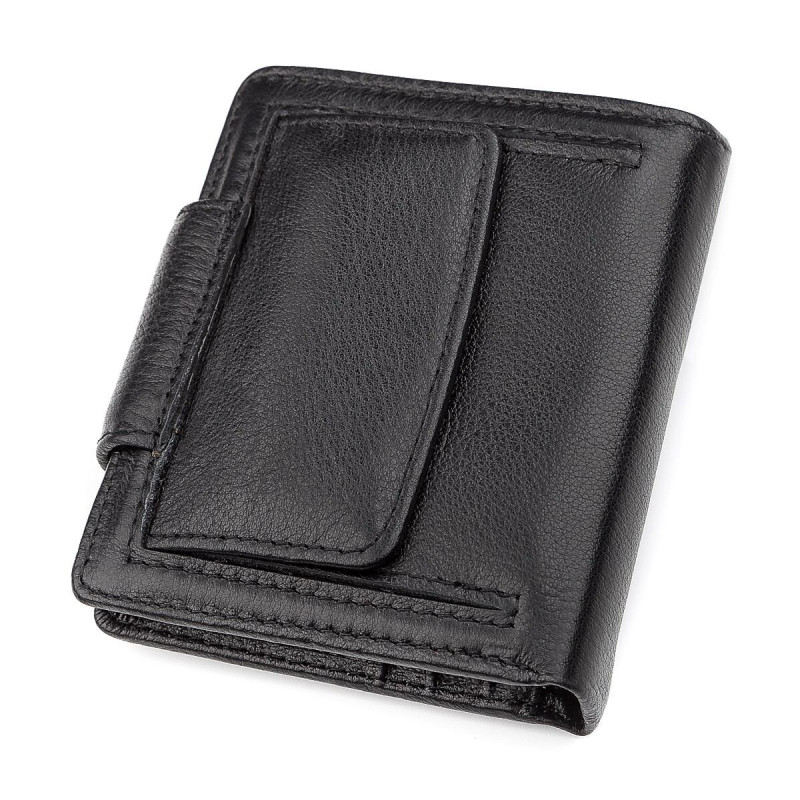 Кошелек женский ST Leather (ST) кожаный Черный