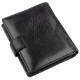 Небольшой кожаный кошелек для мужчин ST Leather Черный