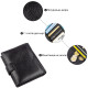 Небольшой кожаный кошелек для мужчин ST Leather Черный