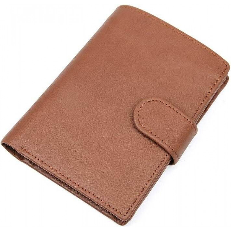 Портмоне чоловіче Vintage з натуральної шкіри Коричневе