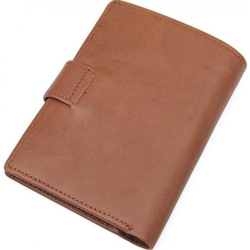 Портмоне чоловіче Vintage з натуральної шкіри Коричневе