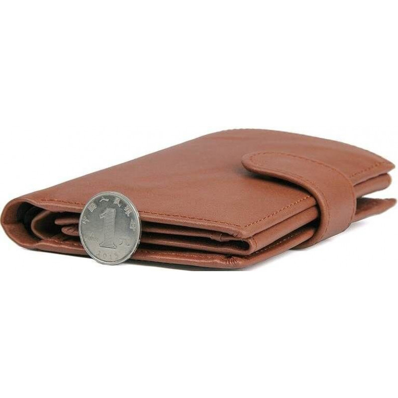 Портмоне чоловіче Vintage з натуральної шкіри Коричневе