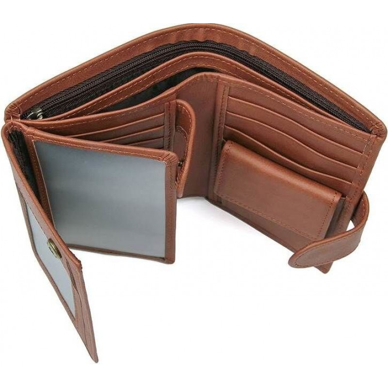 Портмоне чоловіче Vintage з натуральної шкіри Коричневе