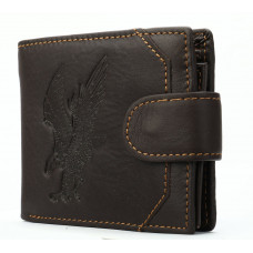 Портмоне чоловіче з орлом Vintage Коричневе