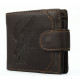 Портмоне чоловіче з орлом Vintage Коричневе
