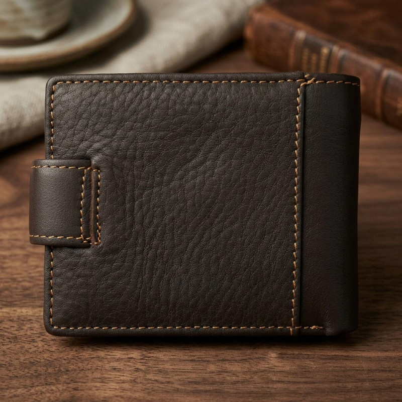 Портмоне чоловіче з орлом Vintage Коричневе