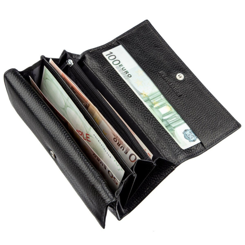 Универсальный кошелек-визитница ST Leather Черный