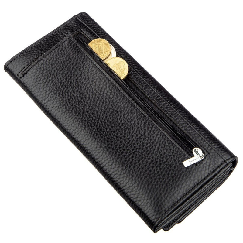 Универсальный кошелек-визитница ST Leather Черный
