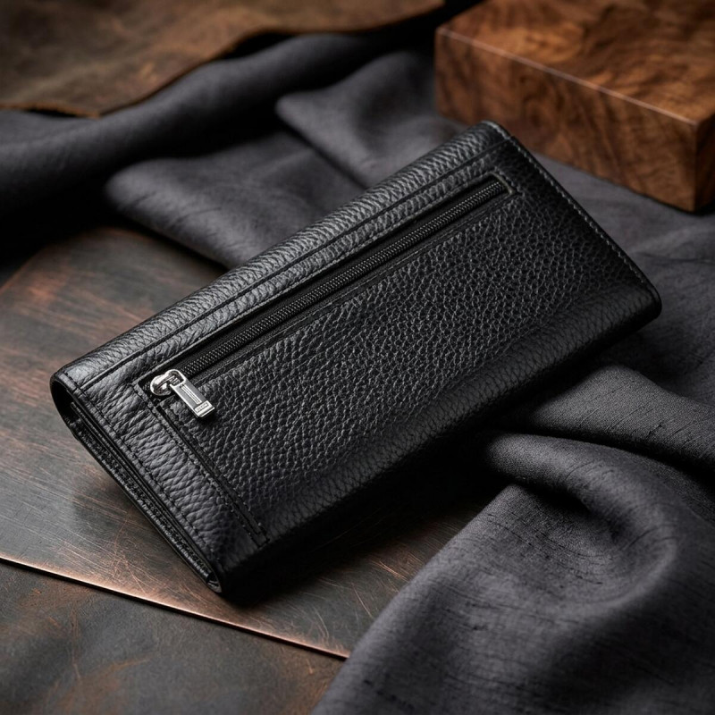 Универсальный кошелек-визитница ST Leather Черный