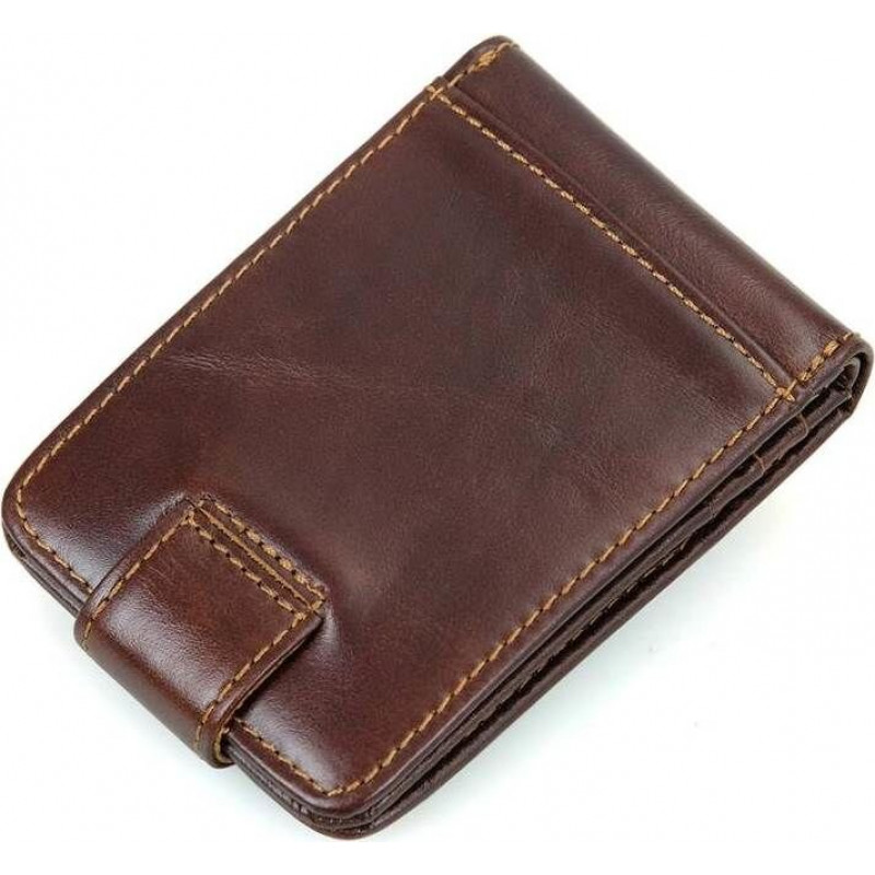 Кредитница мужская Vintage кожаная Коричневая