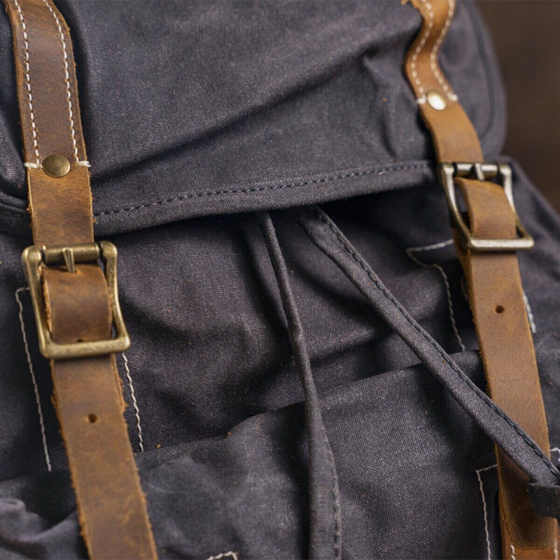 Походный рюкзак canvas Vintage Серый