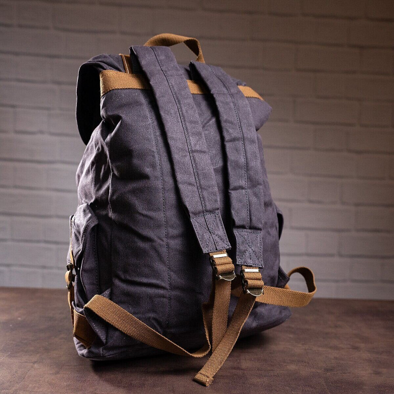 Походный рюкзак canvas Vintage Серый