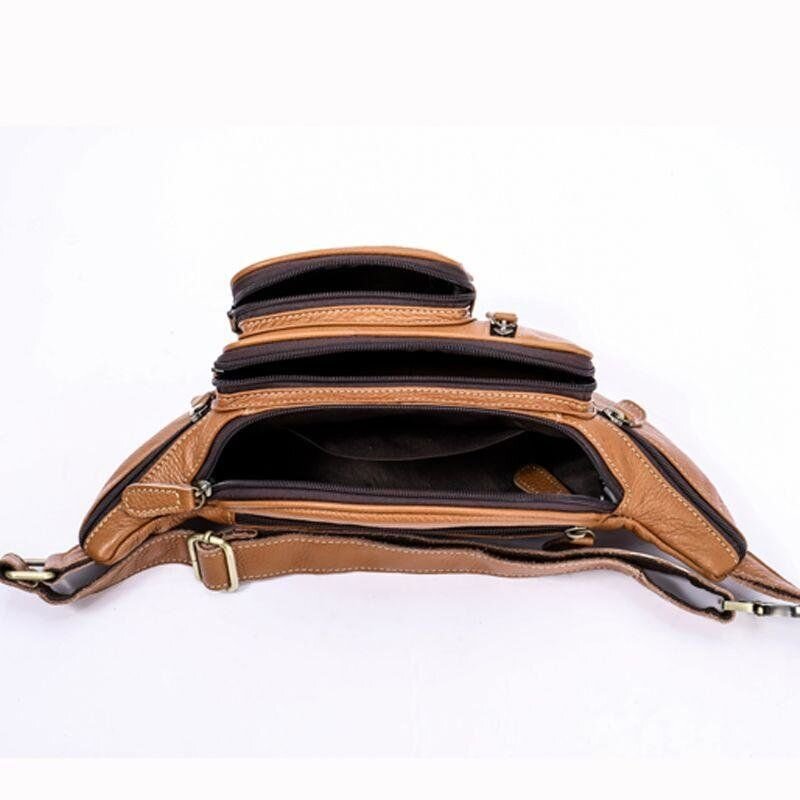 Поясна cумка чоловіча флотар Vintage Руда