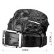 Ремень мужской CROCODILE LEATHER из натуральной кожи крокодила Черный