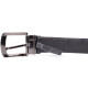 Ремень мужской CROCODILE LEATHER из натуральной кожи крокодила Черный