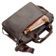 Сумка мужская SHVIGEL кожаная Коричневая