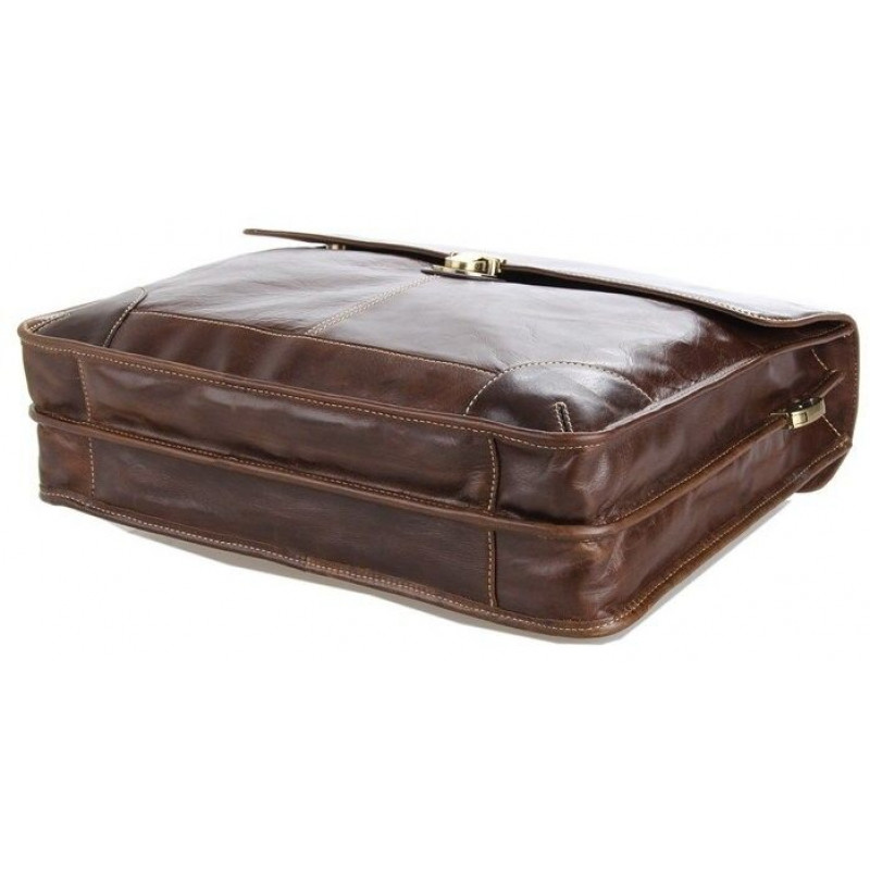 Сумка чоловіча Vintage для ноутбука Коричнева