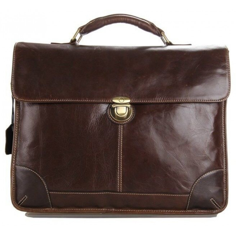 Сумка чоловіча Vintage для ноутбука Коричнева
