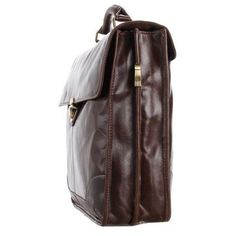 Сумка чоловіча Vintage для ноутбука Коричнева