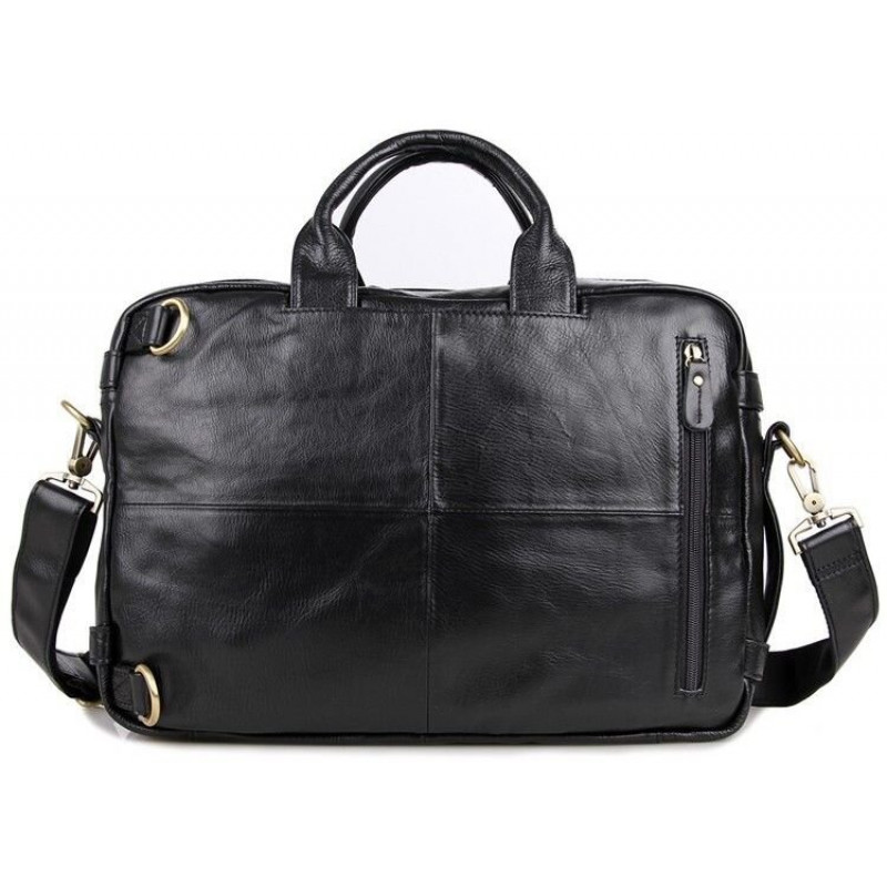 Сумка чоловіча Vintage трансформер Чорна