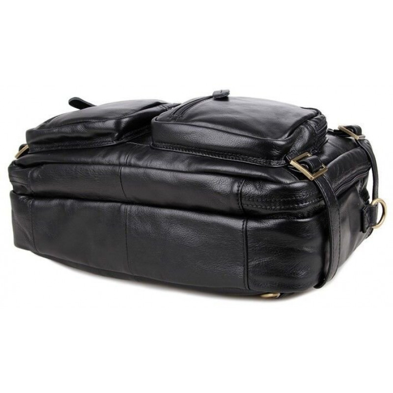 Сумка чоловіча Vintage трансформер Чорна