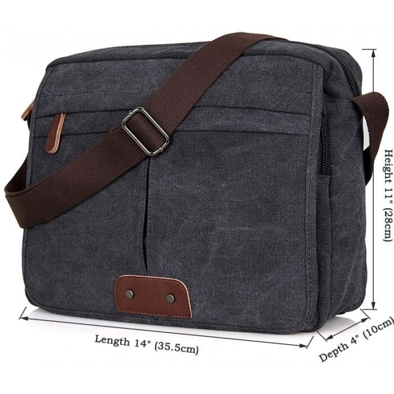 Сумка чоловіча Vintage Сіра