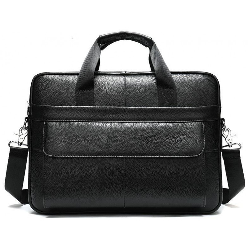 Сумка мужская Vintage кожаная Черная