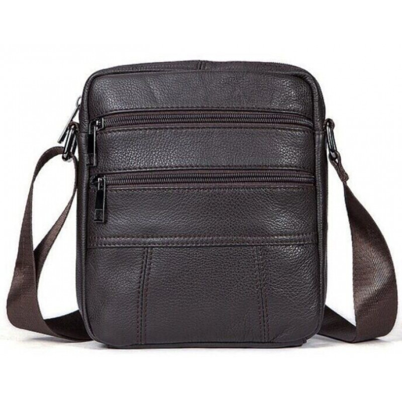 Сумка мужская флотар Vintage Коричневая