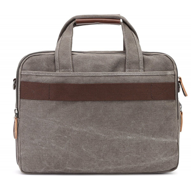 Сумка текстильная для ноутбука Vintage Серая