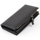 Вертикальный кошелек кожаный женский ST Leather Черный