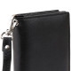 Вертикальный кошелек кожаный женский ST Leather Черный