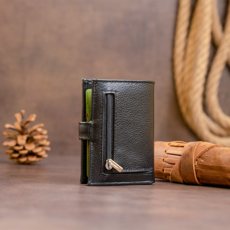 Гаманець-візитниця ST Leather Чорний